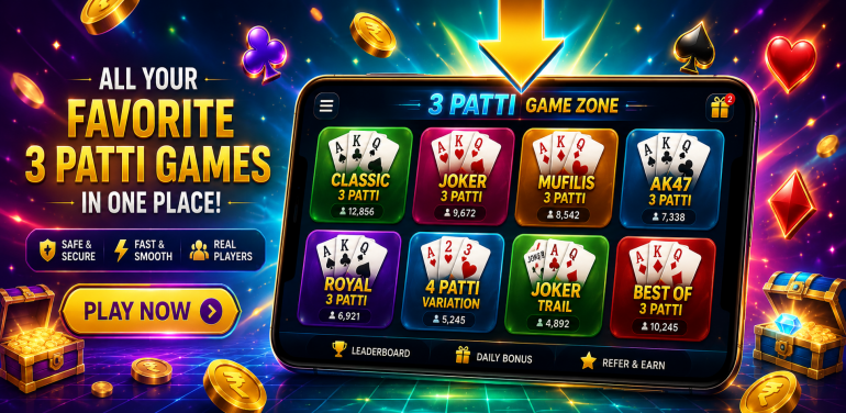 Find & Download Top Teen Patti Games